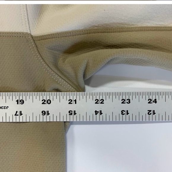 Nike Golf Therma-Fit 1/4 Zip Colorblock Pullover Sweatshirt Tan/Khaki Men’s S - Picture 6 of 11